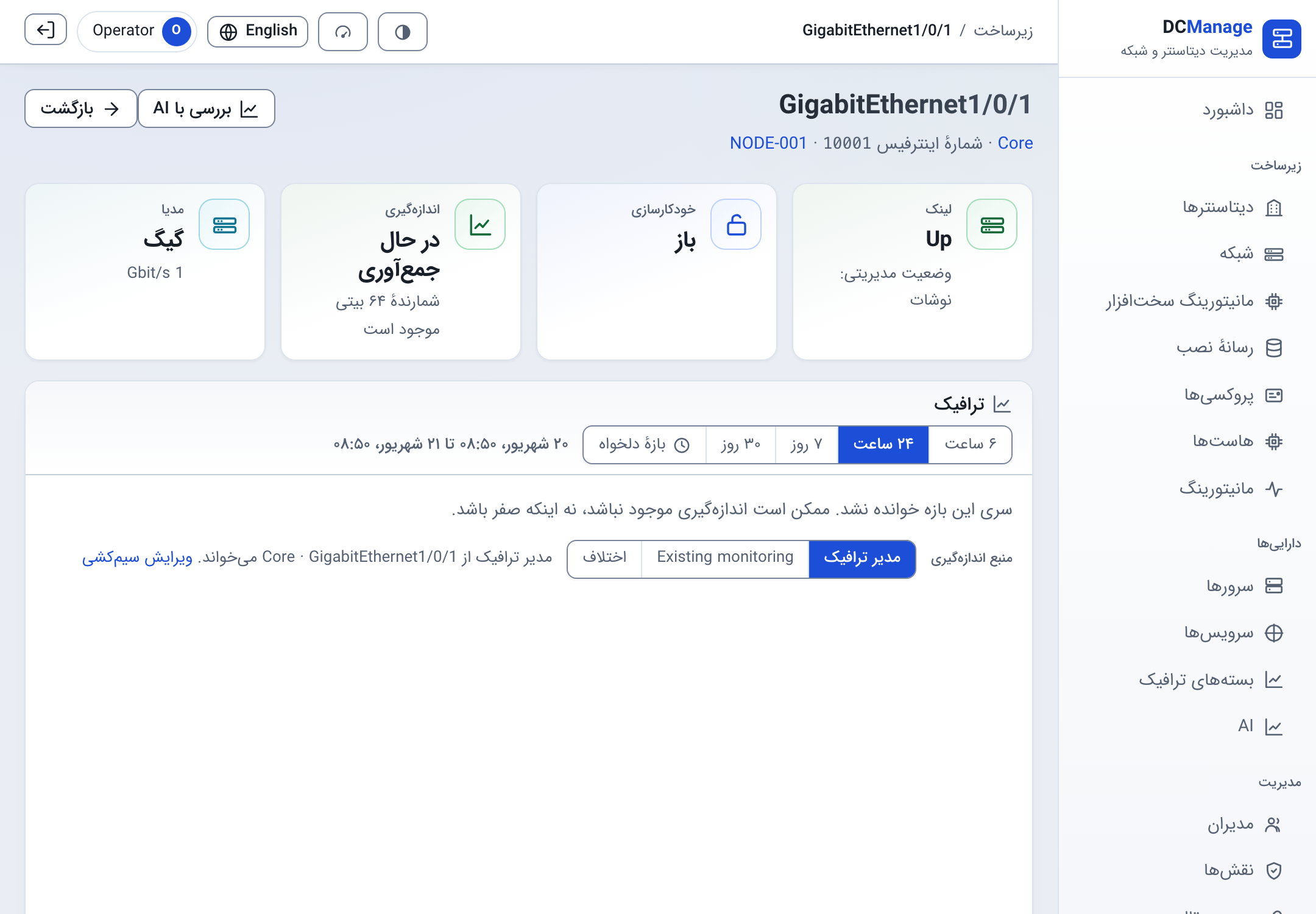 داخل یک پورت