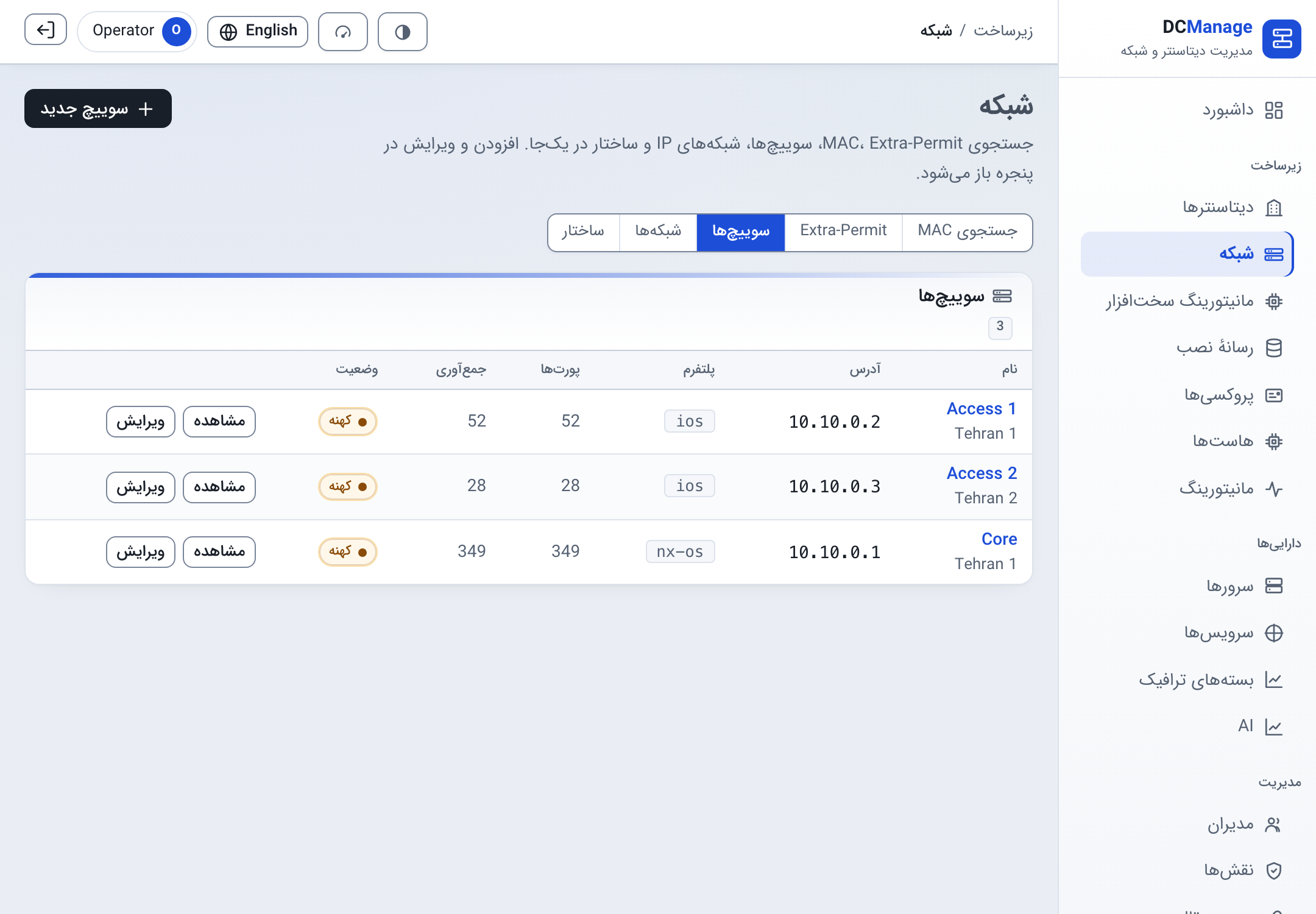 سوییچ‌ها